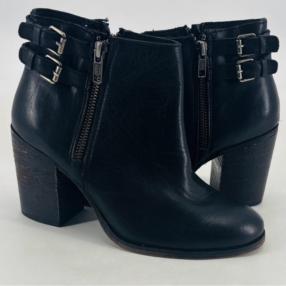 Melrose and Market Fallon Leather Rockstar Girlfriend Indie Heeled Booties